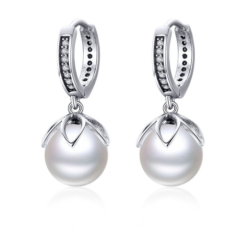 Emporial strieborné náušnice Perlový sen SCE482 28186845