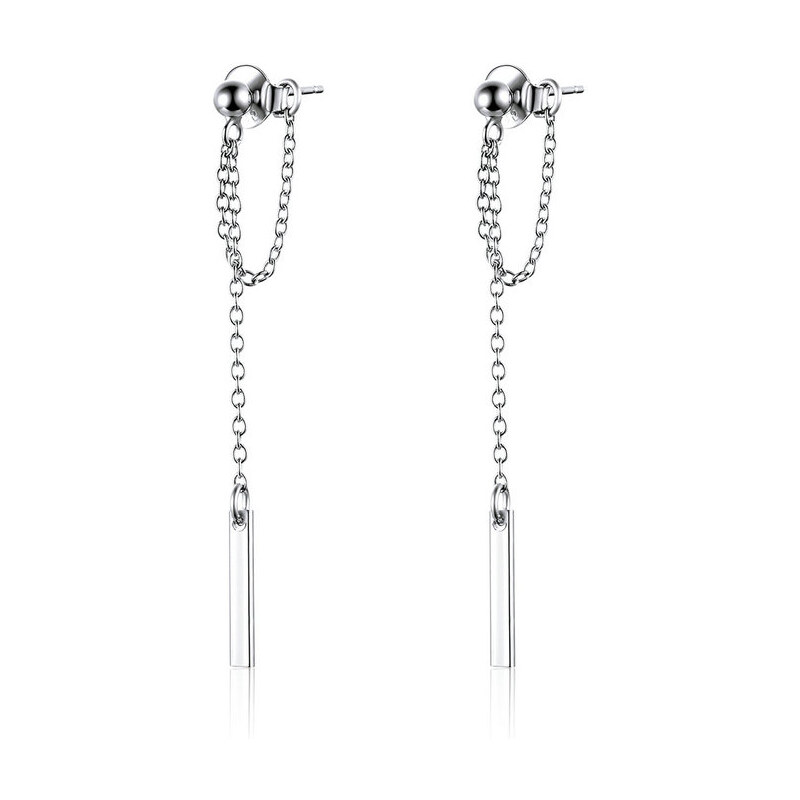 Emporial strieborné náušnice Nenútená elegancia SCE550 28517305