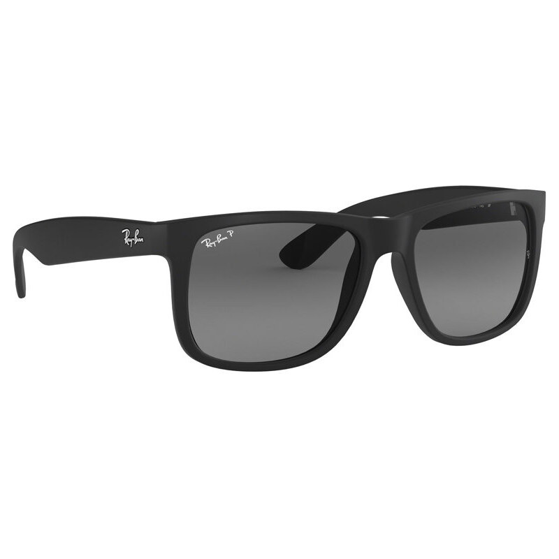 Slnečné okuliare Ray-Ban JUSTIN pánske, čierna farba, 0RB4165