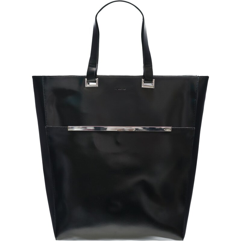 Guy Laroche Paris Kožená kabelka Guy Laroche strieborné zdobením - 4849328