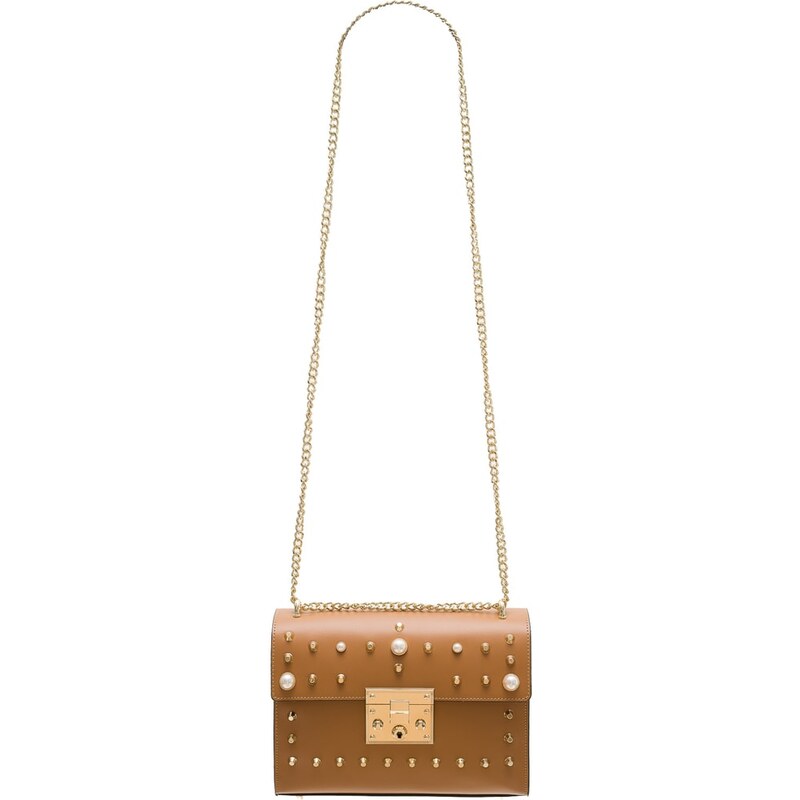 Glamorous by GLAM Dámska kožená crossbody kabelky s perličkami - 5069760