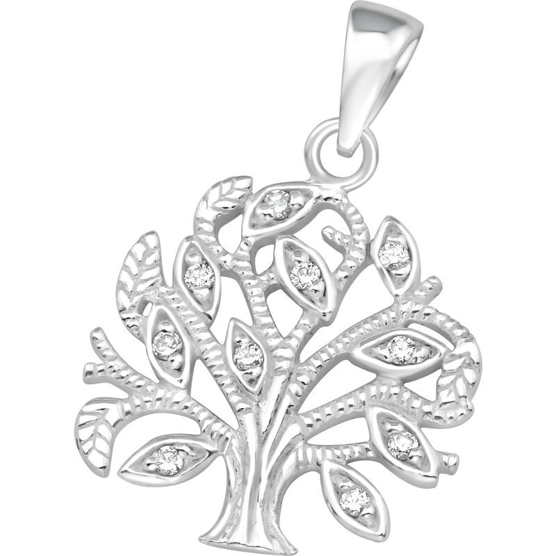 Glory strieborný prívesok Strom so zirkónmi S1126 28389889