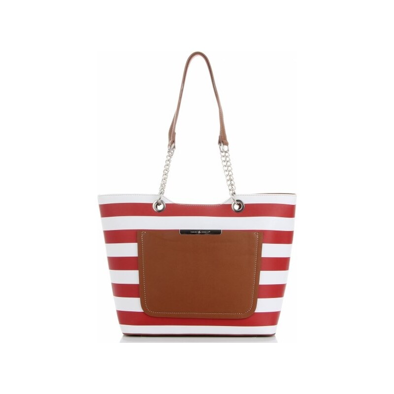 Dámska kabelka univerzálna David Jones červená CM5035 27611844