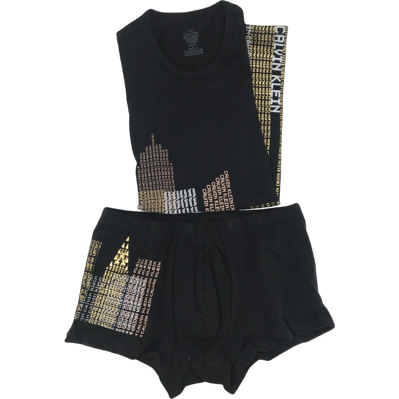 Pánsky komplet M4106E-001 hnedá - Calvin Klein 10581347