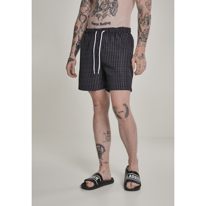 Mister Tee Black Swimsuit FuckYou Swimshorts 57584139