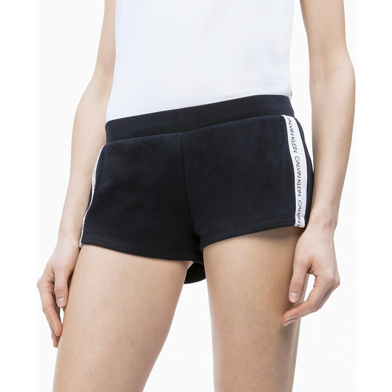 Dámske plážové šortky KW0KW00700-094 čierna - Calvin Klein 35638685