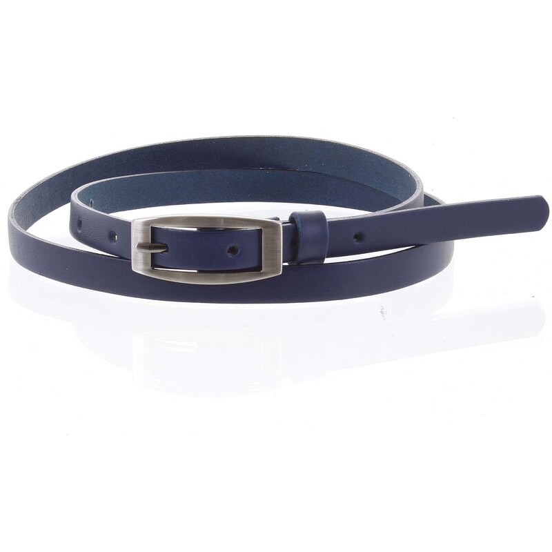 Penny Belts Dámsky kožený opasok modrý - PB Zion 95 modrá 63815819