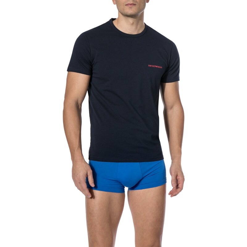 Pánske tričko 2pcs 111267 9P717 27435 tmavo modrá - Emporio Armani 14100744