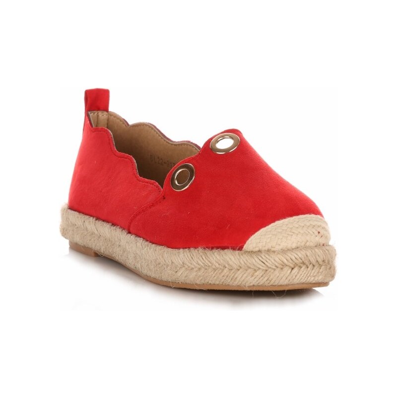 dámske espadrilky Belluci červená BL22-917 27610947