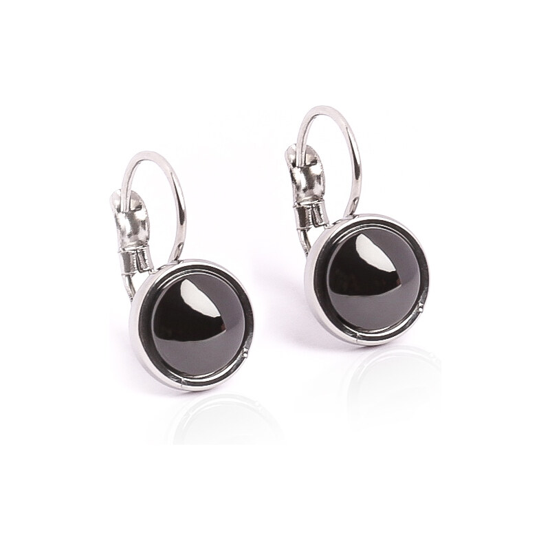 BM Jewellery Náušnice keramické kruhy 1,4 cm BLACK&WHITE S701120 10997521
