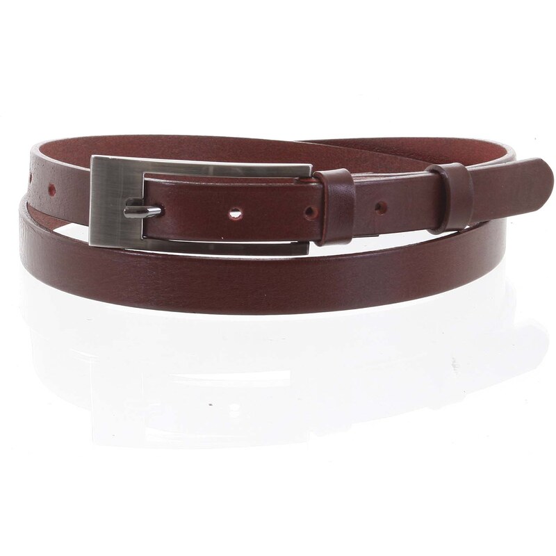 Penny Belts Dámsky kožený opasok červený - PB Synty 100 červená 10816977