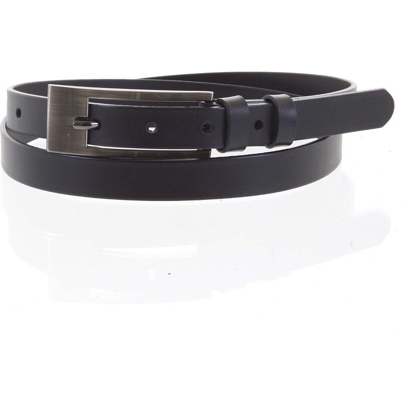 Penny Belts Dámsky kožený opasok čierny - PB Synty 100 čierna 60175609