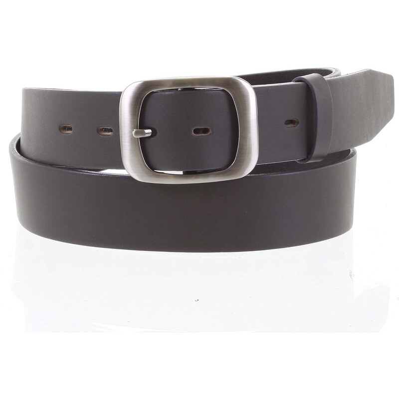 Penny Belts Dámsky kožený opasok šedý - PB Ester 90 šedá 48898679