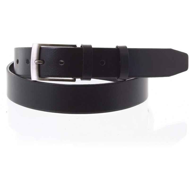 Penny Belts Elegantný kožený pánsky opasok NICOLAS veľ. 105, čierny 66650087