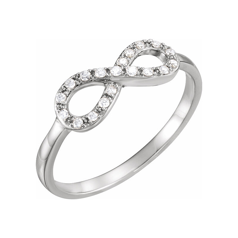 Žatecký Prsteň z bieleho zlata 651088/B 10921987