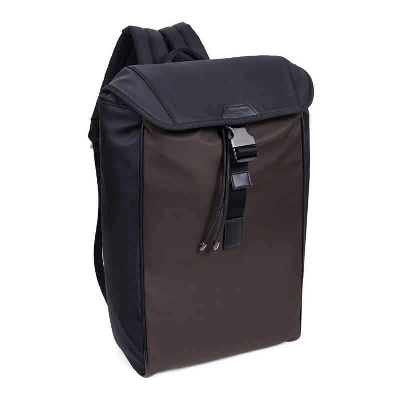 Moderní pánský batoh Hexagona Citizen - černo-hnědá 48227755