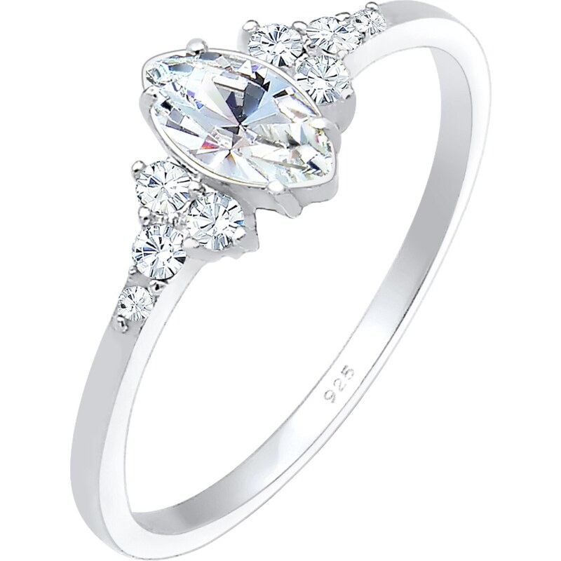 ELLI Prsteň Kristall strieborná 54222091