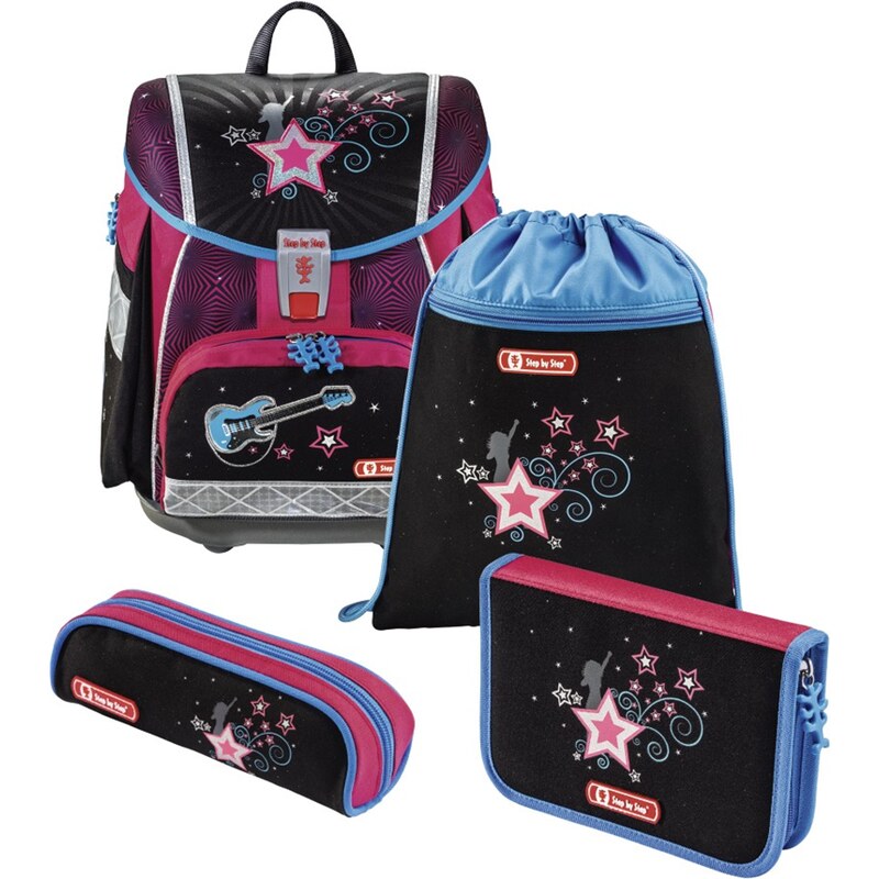 Školská aktovka TOUCH2 pre prváčikov – 4-dielny set, Step by Step 63410517