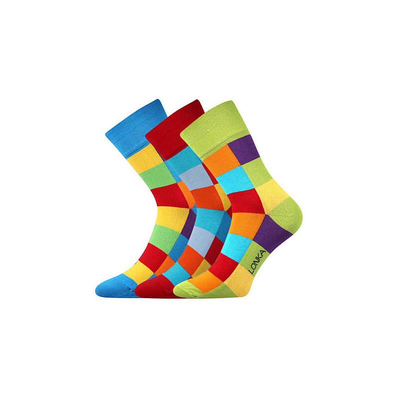 3PACK veselé ponožky Lonka viacfarebné (Decube) 67842109