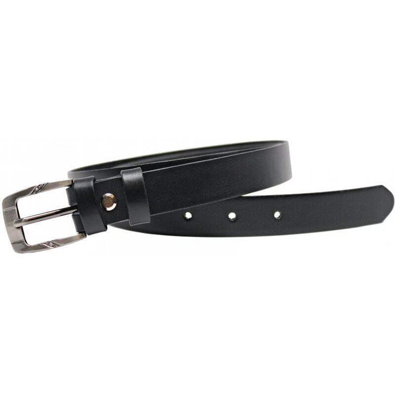 Penny Belts Dámsky kožený opasok 2172-63 čierny 37573626