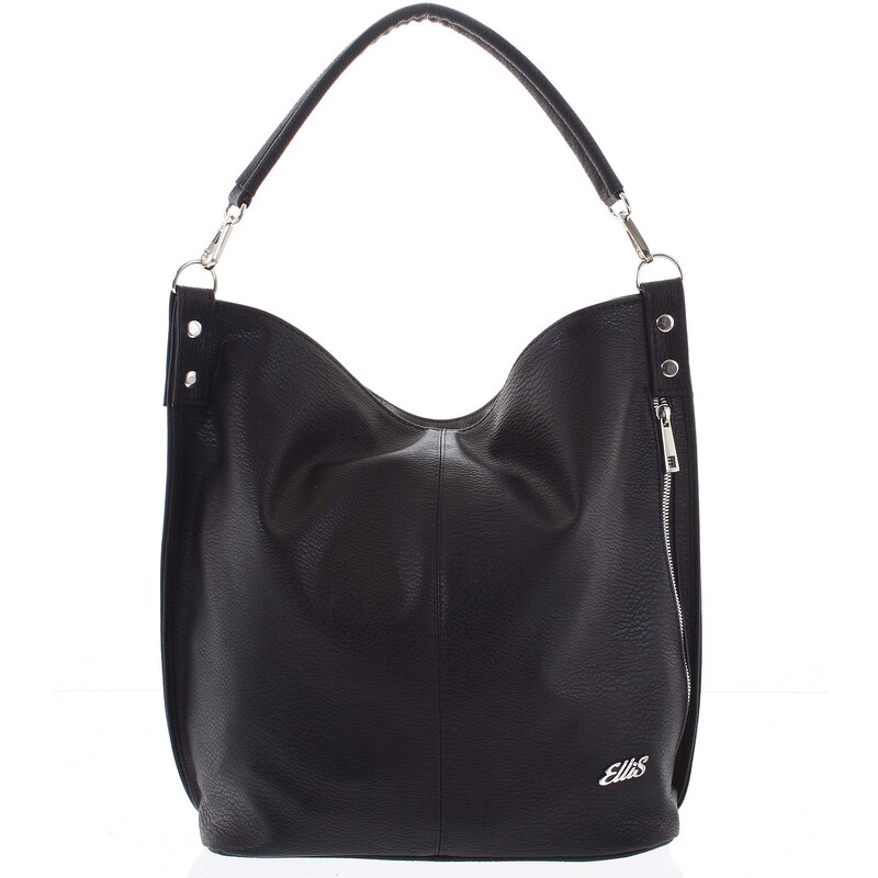 Elegantná dámska kabelka cez plece čierna - Ellis Negina čierna 11207622