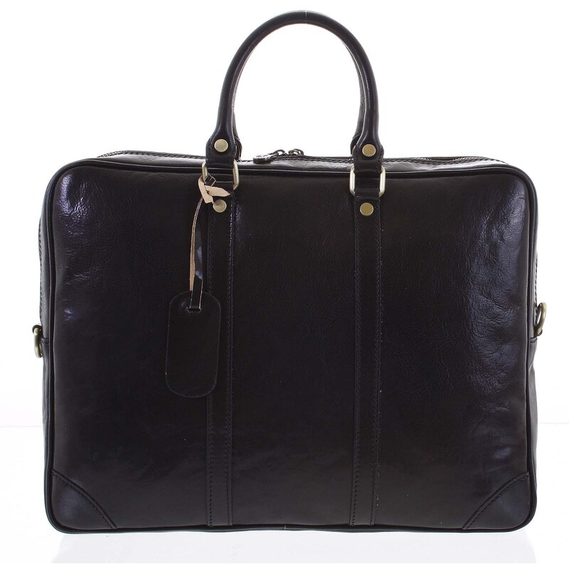 Delami Vera Pelle Kožená business taška čierna - Delami Paolo čierna 67129934