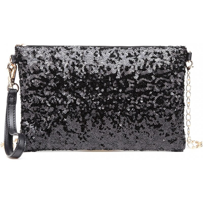 Konofactory Čierna spoločenská kabelka s extra retiazkou „Donna“ 59534171