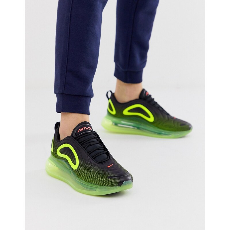 Nike air max 720 trainers in black and green - Black - GLAMI.sk