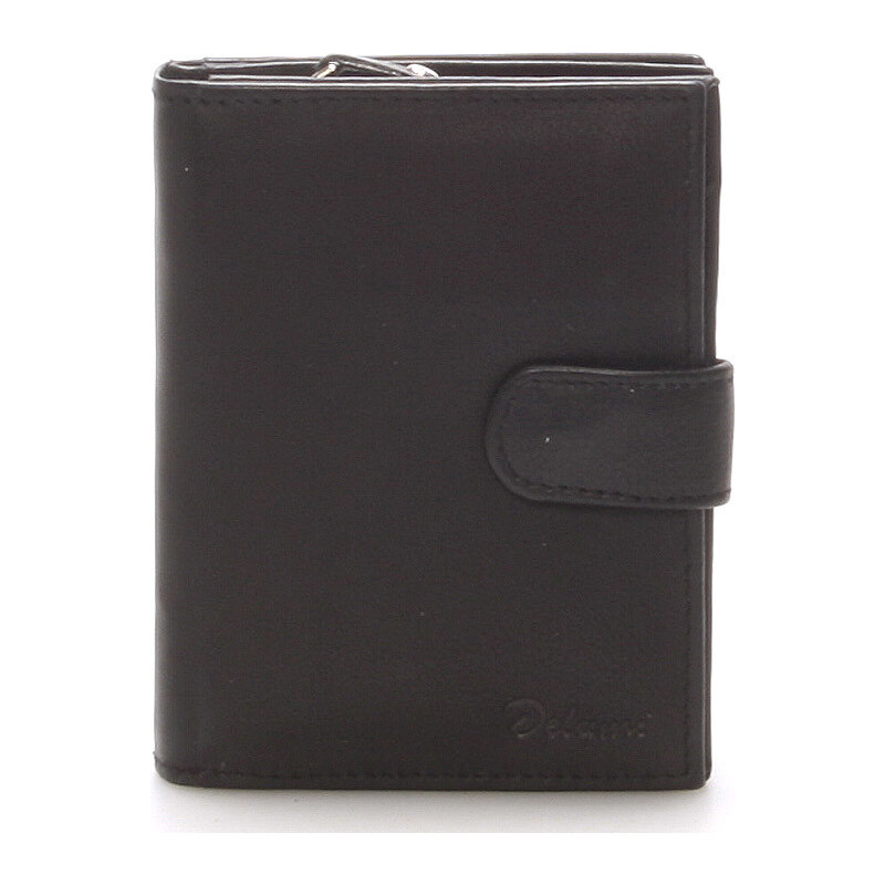 Kožená peňaženka čierna - Delami 101 čierna 5714507