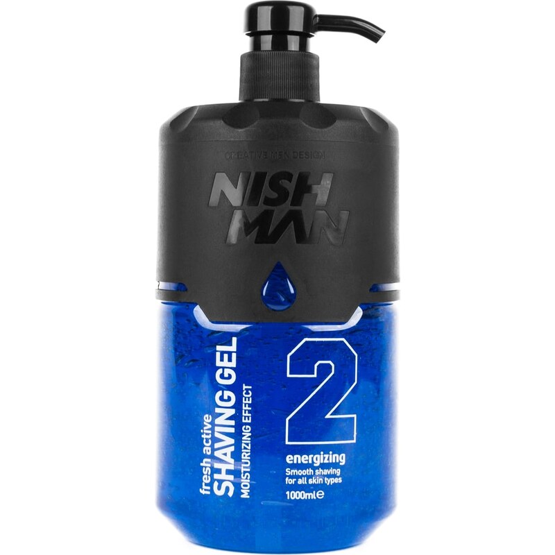 Nish Man NISHMAN Shaving Gel Fresh Active -2- Rasiergel 1000 ml