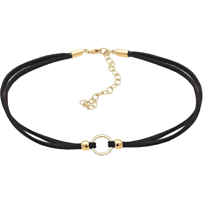 ELLI Retiazka Kreis zlatá / čierna 54222192