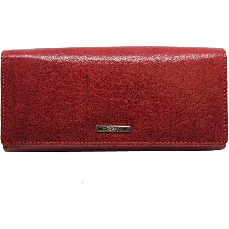 SEGALI Dámska kožená peňaženka SG-27120 vínová 35335711