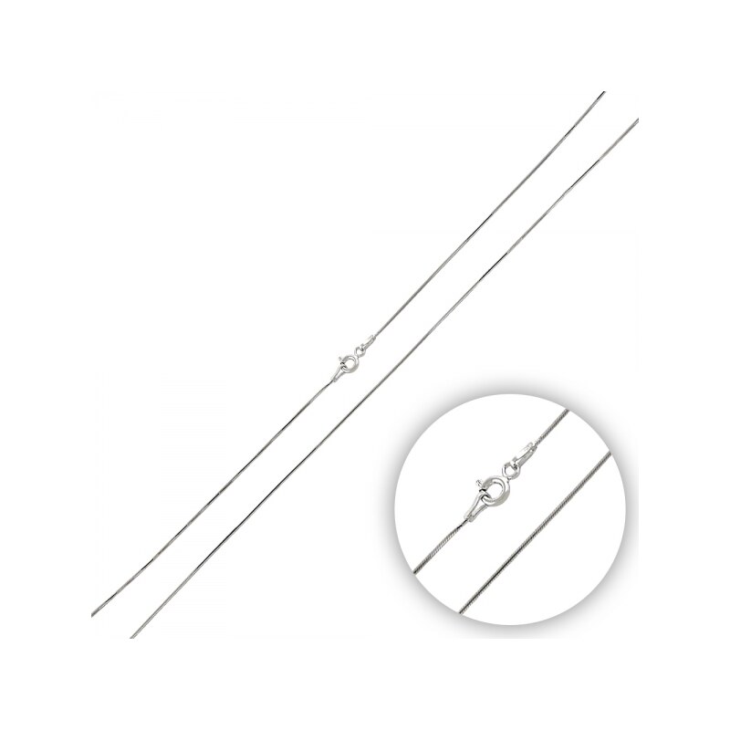 Olivie Strieborná rhódiovaná 45 cm retiazka 3479 39424035