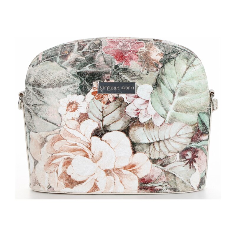 Kožené kabelka listonoška Vittoria Gotti béžová VF5098 64502436