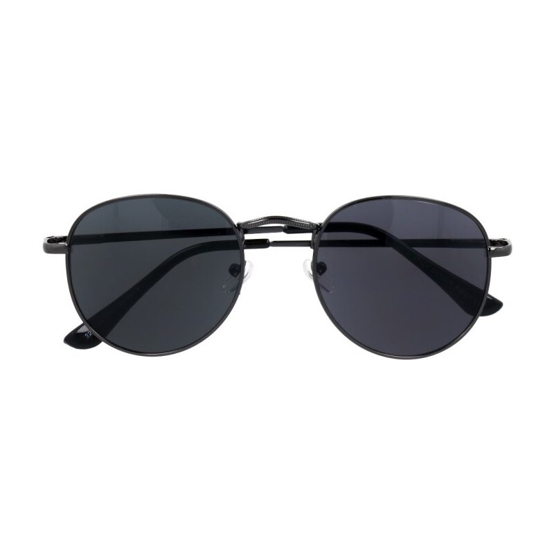 Sunmania Čierne slnečné okuliare pilotky Oval Classic 36092871