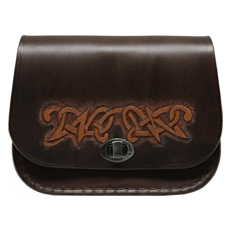 ARN Kožená kabelka KK09 hnedá 11445575