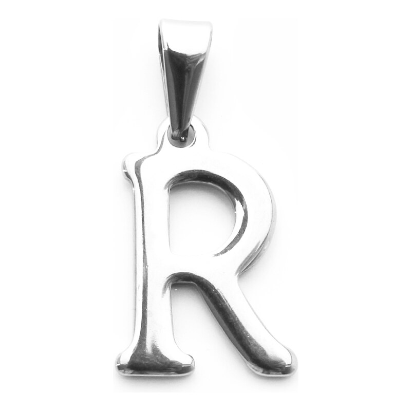 BM Jewellery Prívesok písmeno R z chirurgickej ocele S746015 20962839