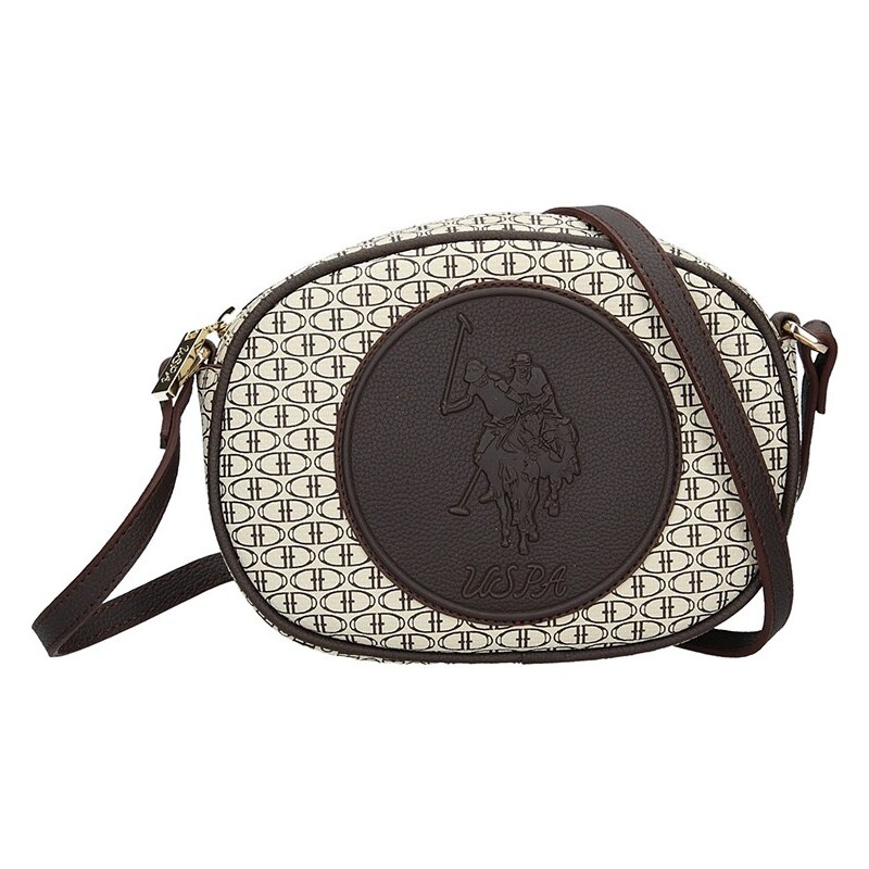 U.S. Polo Assn. Dámska crossbody kabelka U.S. POLO Apolena - béžovo 48227747
