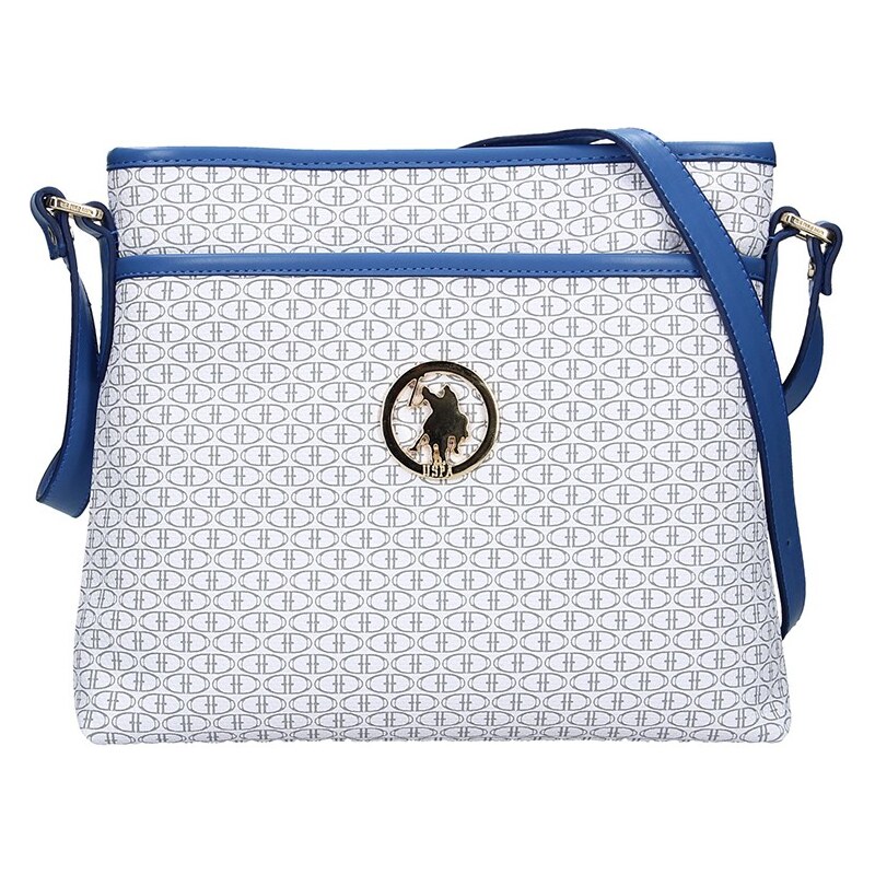 U.S. Polo Assn. Dámska crossbody kabelka U.S. POLO Ritta - bielo-modrá 48227748