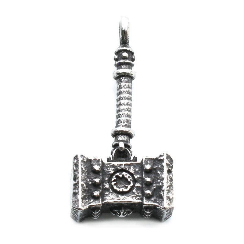 BM Jewellery Prívesok Thórovho kladivo z chirurgickej ocele S756080 11742208