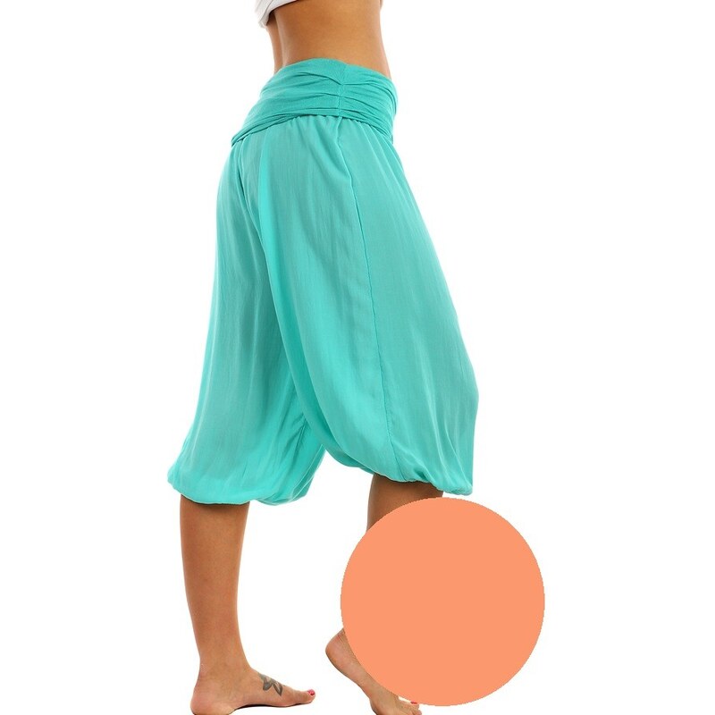 Glara Trojštvrťové háremové nohavice 11635560