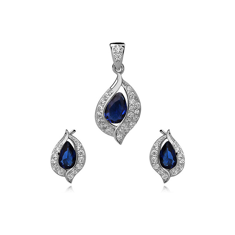 Olivie Sada strieborných šperkov LUNA ZAFÍR 2670 14271546