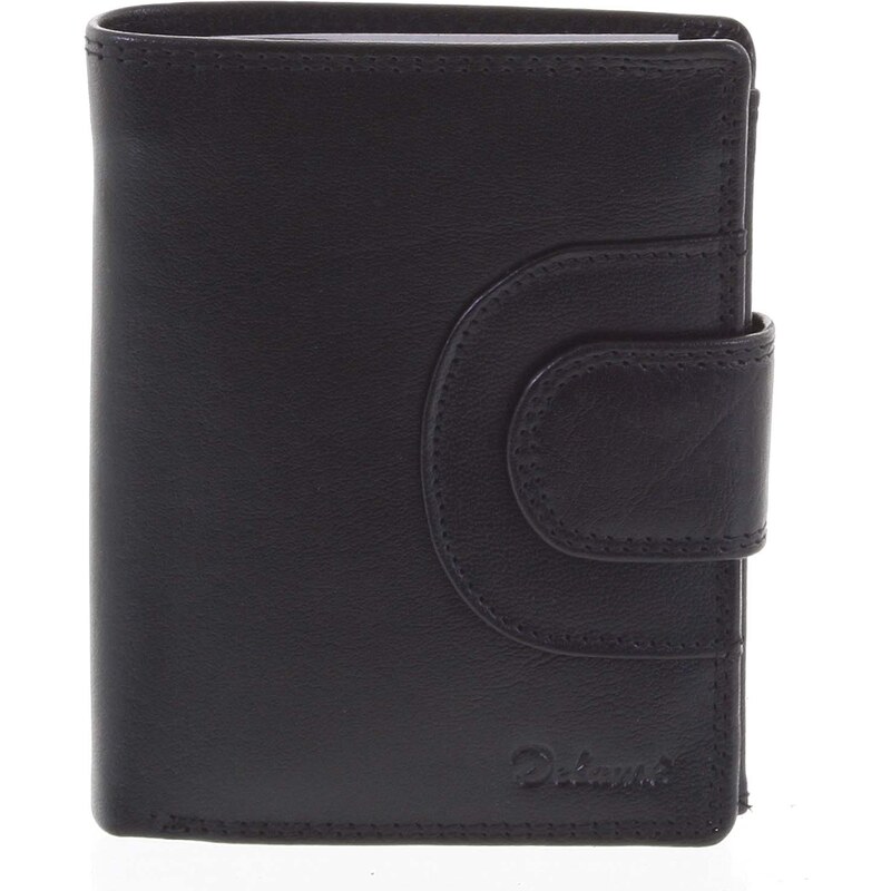 Pánska kožená peňaženka čierna - Delami Armando čierna 11742434