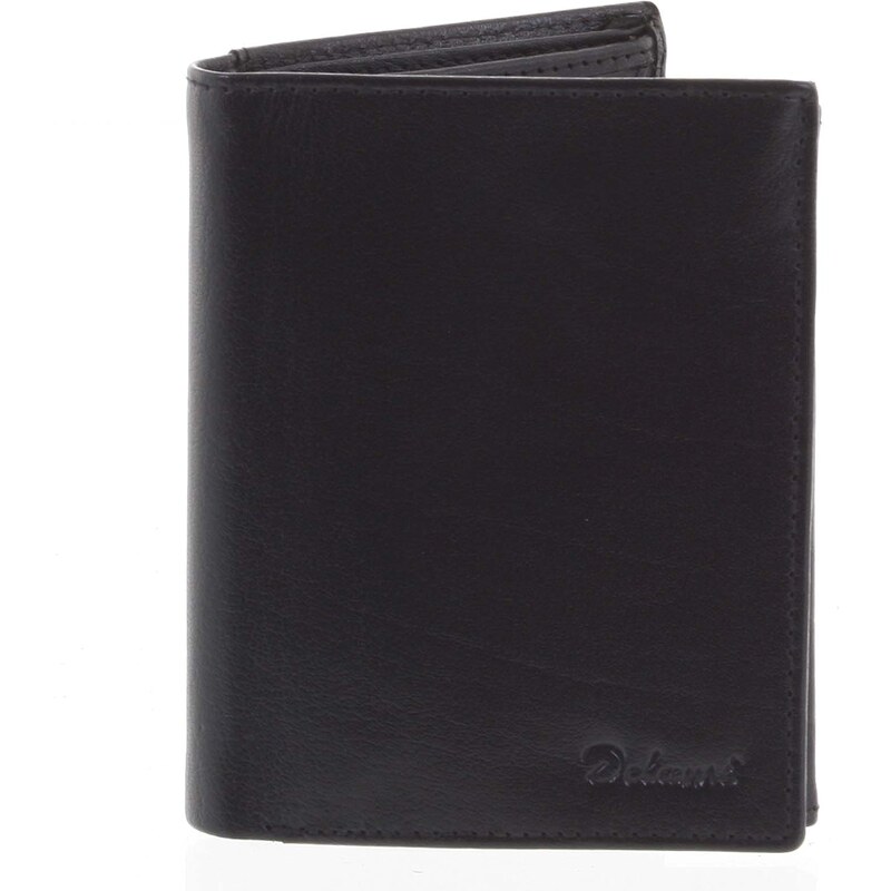 Pánska kožená peňaženka čierna - Delami Jawad čierna 36285735