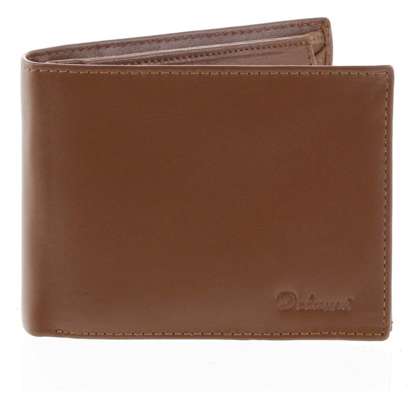 Pánska kožená peňaženka koňaková - Delami Francisco koňak 66930598