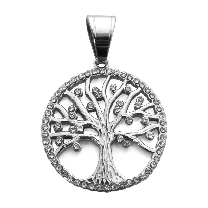 BM Jewellery Prívesok strom života 2,9 cm z chirurgickej ocele so 11943650