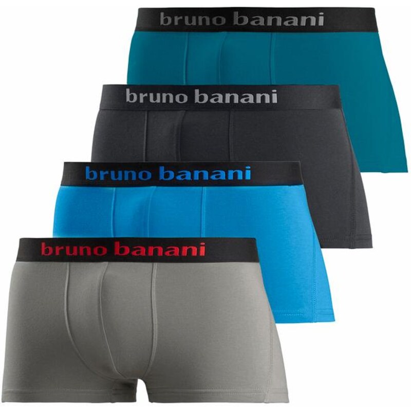 Bruno Banani Boxerky modrá / sivá / zelená / čierna 55798502