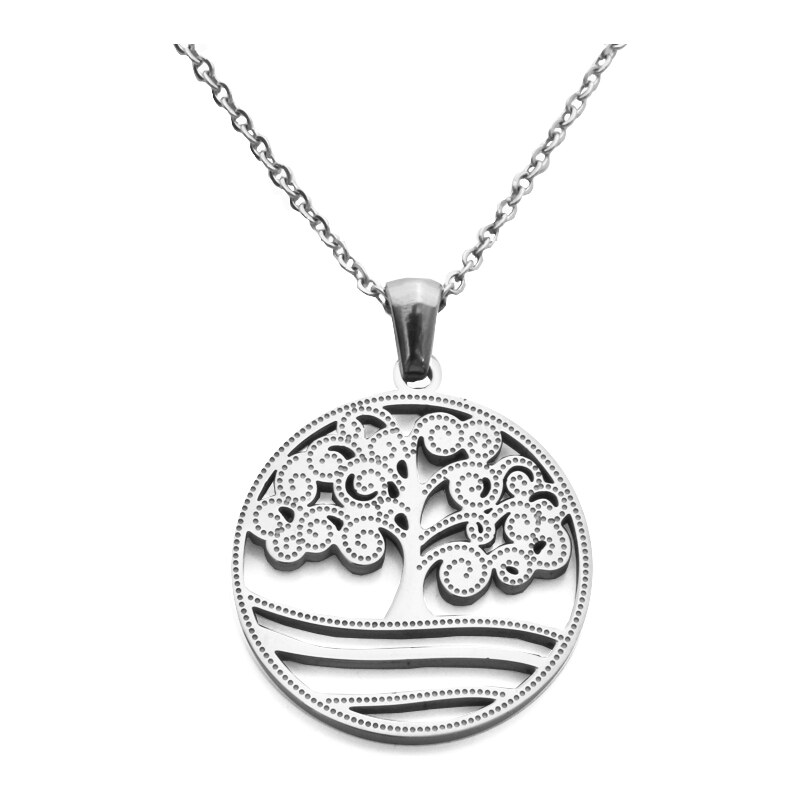 BM Jewellery Náhrdelník strom života z chirurgickej ocele S792070 11943666