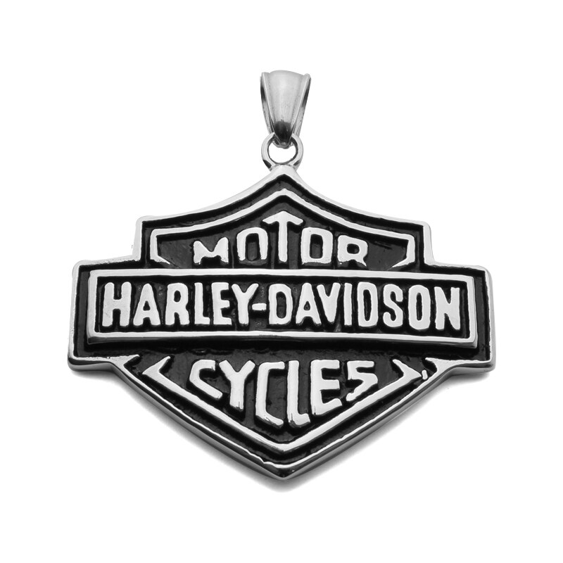 BM Jewellery Prívesok z chirurgickej ocele s nápisom HARLEY-DAVIDSON 11943675