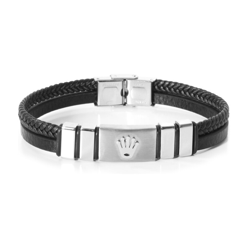 BM Jewellery Pánsky náramok z chirurgickej ocele S803160 11943677